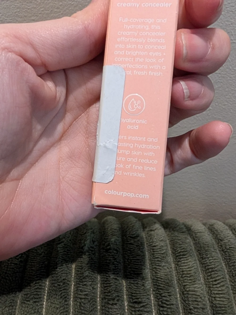 New Colourpop Hyaluronic Creamy Concealer -  Dark